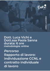 Percorso Rapporto Di Lavoro: Individuazione Ccnl E Contratto Individuale Di Lavoro Percorso Rapporto Di Lavoro: Individuazione Ccnl E Contratto Individuale Di Lavoro