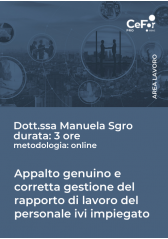 Appalto Genuino E Corretta Gestione Del Rapporto Di Lavoro Del Personale Ivi Impiegato Appalto Genuino E Corretta Gestione Del Rapporto Di Lavoro Del Personale Ivi Impiegato