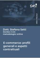 E-Commerce: Profili Generali E Aspetti Contrattuali E-Commerce: Profili Generali E Aspetti Contrattuali