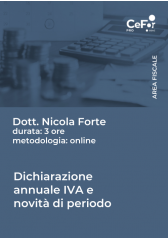 Dichiarazione Annuale Iva E Novità Di Periodo Dichiarazione Annuale Iva E Novità Di Periodo