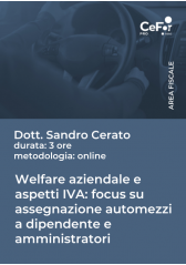 Welfare Aziendale E Aspetti Iva: Focus Su Assegnazione Automezzi A Dipendente E Amministratori Welfare Aziendale E Aspetti Iva: Focus Su Assegnazione Automezzi A Dipendente E Amministratori