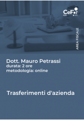 Trasferimenti D'azienda Trasferimenti D'azienda