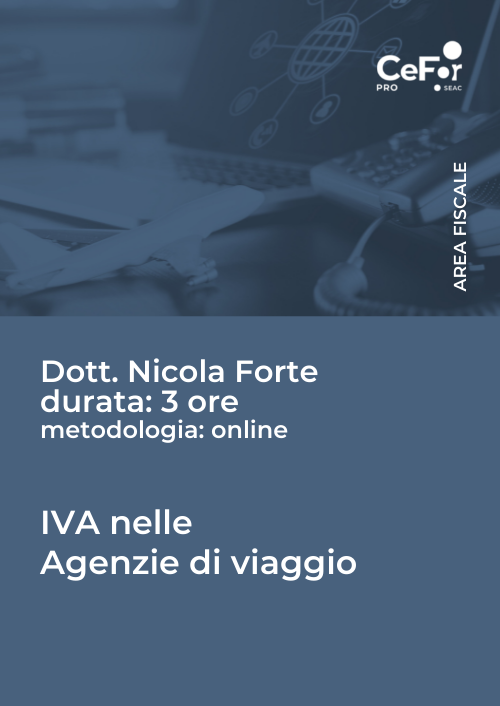 IVA nelle Agenzie di Viaggio 2023