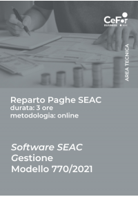 Software SEAC - Gestione 770/2021
