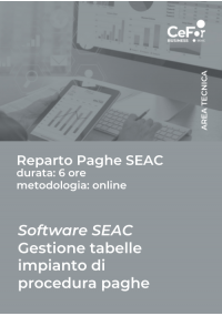 Suite Paghe SEAC - Gestione Tabelle Impianti di Procedura