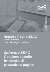 Software Seac - Gestione Tabelle Impianti Di Procedura Software Seac - Gestione Tabelle Impianti Di Procedura