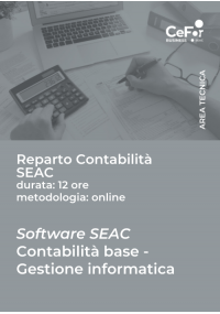 Software SEAC - Contabilità base - Gestione Informatica