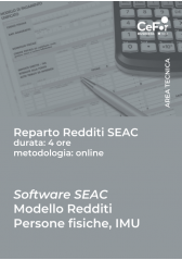 Software Seac - Mod Redditi Persone Fisiche, Imu - Corso Base Net 2022