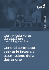 Superbonus: General Contractor, Sconto In Fattura E Trasmissione Della Detrazione Superbonus: General Contractor, Sconto In Fattura E Trasmissione Della Detrazione