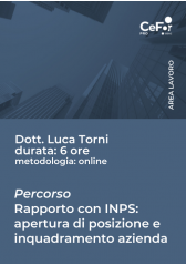 Percorso Rapporto Con Inps: Apertura Di Posizione E Inquadramento Azienda - Abb Percorso Rapporto Con Inps: Apertura Di Posizione E Inquadramento Azienda - Abb